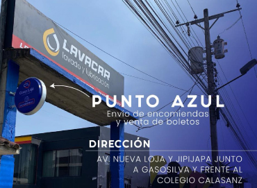 agencia lavacar cooperativa loja punto azul
